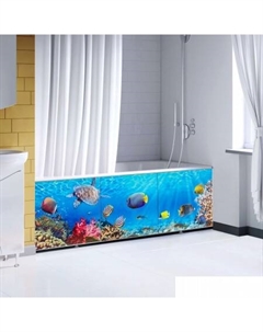 Фронтальный экран под ванну Морское дно 3D 1.7 Comfort alumin