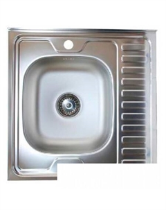 Кухонная мойка 310355 (левая, матовая, 0.4 мм) Mixline