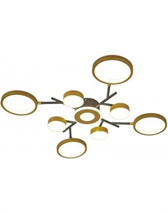 Припотолочная люстра 10206/9LED (черный/золото) Escada