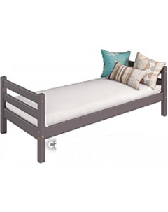 Кровать Соня вариант 1 (массив сосны лаванда) Мебельград