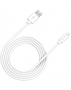 Кабель CNS-MFIC12B USB Type-A - Lightning (2 м, белый) Canyon