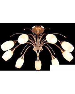 Люстра средней высоты 22080/9 золото Евросвет