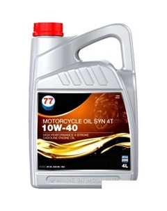 Моторное масло Syn 4T 10W-40 4л 77 lubricants