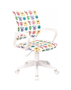 Офисное кресло Burokids 1W 1687096 (белый/пластик белый) Бюрократ