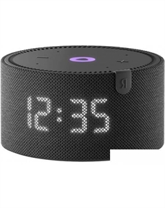 Умная колонка Станция Мини 2 с часами (черный оникс) Яндекс