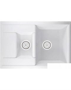 Кухонная мойка BR-7612 (белый матовый) Berge