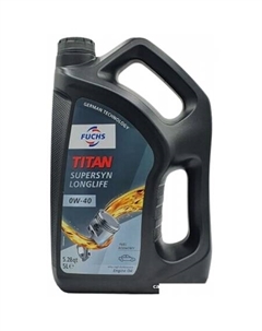 Моторное масло Titan Supersyn Longlife 0W-40 5л Fuchs