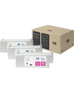 Картридж 81 (C5068A) 3 шт Hp