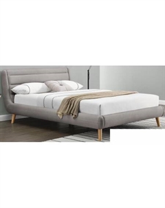 Кровать Elanda 140x200 (светло-серый) Halmar