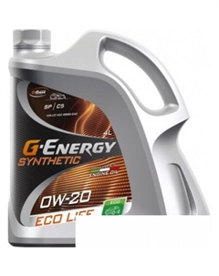 Моторное масло Synthetic Eco Life 0W20 API SP ACEA C5 4л G-energy