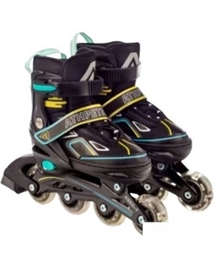 Роликовые коньки 8812-M-BK (р. 34-37) Favorit