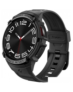 Ремешок Rugged Armor Pro для Galaxy Watch6 Classic (43 мм) (черный) Spigen