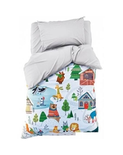 Постельное белье Зимние забавы 1.5сп 4349481 Этель