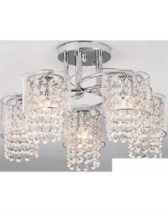 Припотолочная люстра 30137/5 (хром) Евросвет