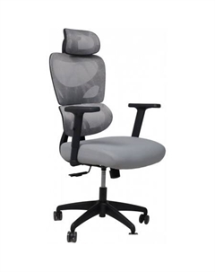 Офисное кресло Pascal (ткань/сетка, серый) Akshome