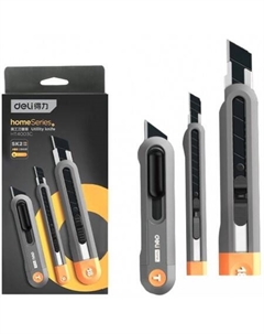 Нож строительный HT4003C 3шт Deli