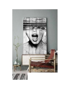 Картина B112-V-096-160-6.5 160x96 см White wood