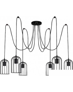 Подвесная люстра Танго 161 НСБ 01-6х60-104 Е27 1005405019 (черный муар) Элетех