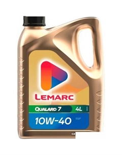 Моторное масло Qualard 7 10W-40 4л Lemarc