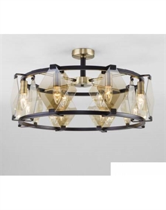 Люстра средней высоты 60126/8 черный Евросвет