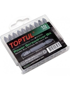 Набор бит GAAW1002 (10 предметов) Toptul