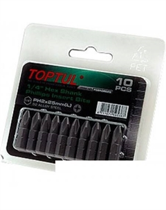 Набор бит FSBA0802 10 предметов Toptul