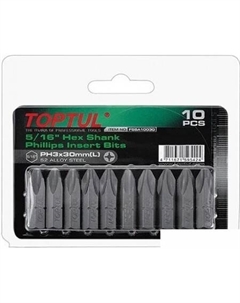 Набор бит FSBA1001G (10 предметов) Toptul