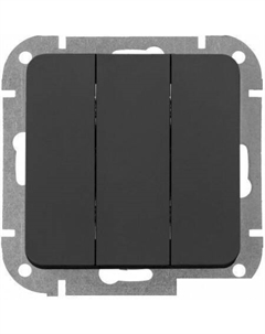 Выключатель Astrum С05 10-3505карб (карбон) Bylectrica