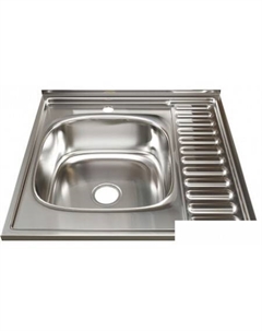 Кухонная мойка 528018 (полированная, 0.8 мм) Mixline