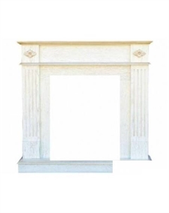 Портал Brighton STD-ASP (белый дуб, патина золото) Smolcom