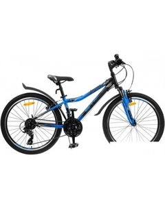 Велосипед Navigator 410 V 24 21-sp V010 2022 (черный/синий) Stels