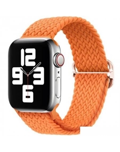 Ремешок Wick из плетеного нейлона для Apple Watch 38/40/41mm (оранжевый) Rumi