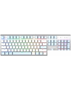 Клавиатура Fstyler FS100 Neon (серебристый/голубой) A4tech