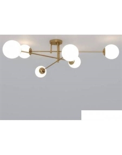 Люстра средней высоты Netz 30181/6 латунь Евросвет