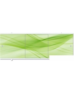 Фронтальный экран под ванну Премиум А 148 (зеленый) Метакам