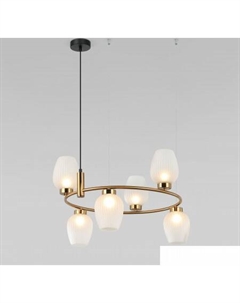 Подвесная люстра 30183/6 латунь Евросвет