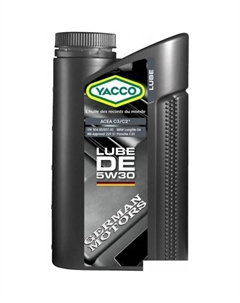 Моторное масло Lube DE 5W-30 5л Yacco