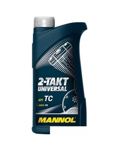 Моторное масло 2-Takt Universal API TC 1л Mannol