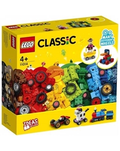 Конструктор Classic 11014 Кубики и колеса Lego