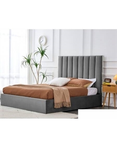 Кровать Palazzo 160x200 (серый/серебристый) Halmar