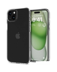 Чехол для телефона Liquid Crystal для iPhone 15 Plus ACS06647 (прозрачный) Spigen