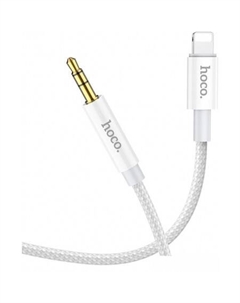 Кабель UPA19 Lightning - 3.5 мм (1 м, серебристый) Hoco
