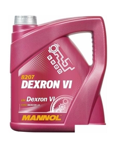 Трансмиссионное масло ATF Dexron VI 4л Mannol