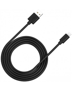 Кабель CNS-MFIC12B USB Type-A - Lightning (2 м, черный) Canyon