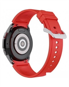 Ремешок Classic силиконовый для Samsung Galaxy Watch4/5/6 (20 мм, красный) Rumi