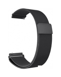 Браслет Milanese loop металлический 18 мм (черный) Rumi