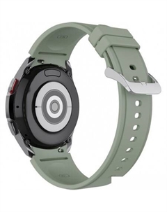 Ремешок Classic силиконовый для Samsung Galaxy Watch4/5/6 (20 мм, шалфейно-зеленый) Rumi