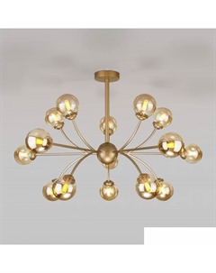 Люстра средней высоты 30180 (матовое золото) Евросвет