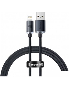 Кабель CAJY000101 USB Type-A - Lightning (2 м, черный) Baseus