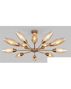 Подвесная люстра 60140/12 (золото) Евросвет